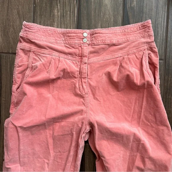 Anthropologie Kalea Trouser Corduroy Joggers in Rose Pink Sz L